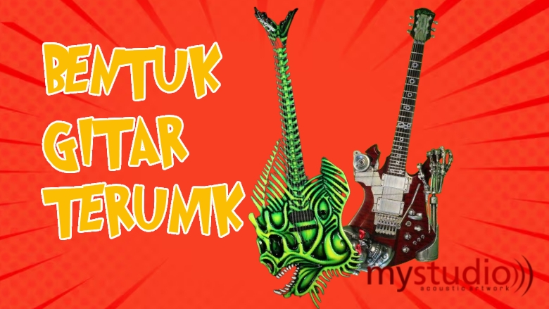 Daftar 10 Gitar Terunik Berbentuk Anti Mainstream